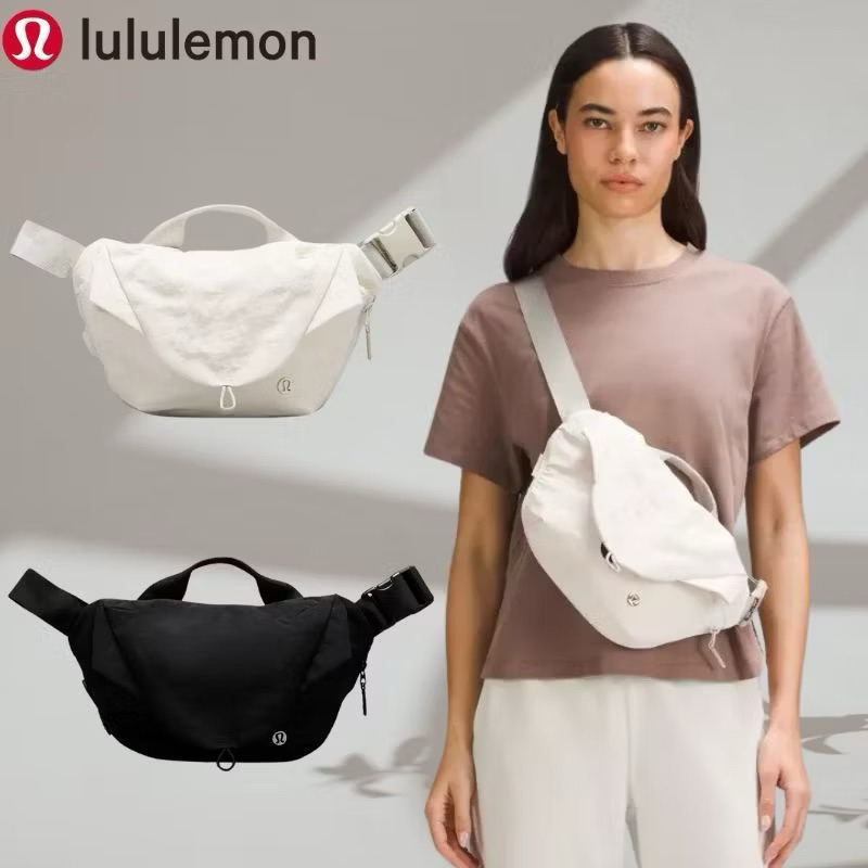 《日韓免稅代購》🇨🇦 Lululemon Curved Crossbody3L磁吸扣斜挎包🥐牛角包6L 多款新