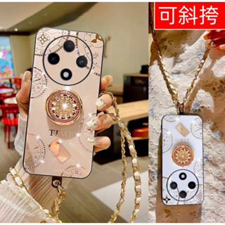 Oppo A3 pro手機殼 手機套 指環支架 水鑽 時尚 手機殼 手機套