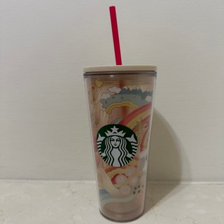 [正品] 星巴克 STARBUCKS 歡樂連線TOGO冷水杯 吸管 大容量