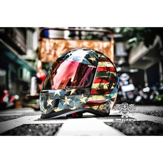 ♛大鬍子俱樂部♛ Icon ® Airform Old Glory 美國 街頭 復古 夜光 仿舊 美國國旗