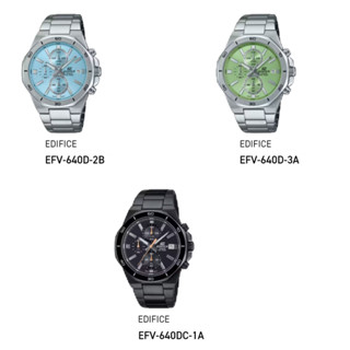 CASIO卡西歐EDIFICE計時碼錶EFV-640D-2B EFV-640D-3A EFV-640DC-1A
