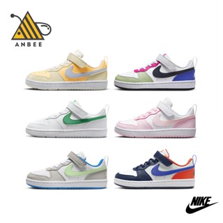 NIKE童鞋 中童板鞋 男女童 COURT BOROUGH 低筒 RECRAFT 休閒 運動鞋 魔鬼氈 R7140 安比
