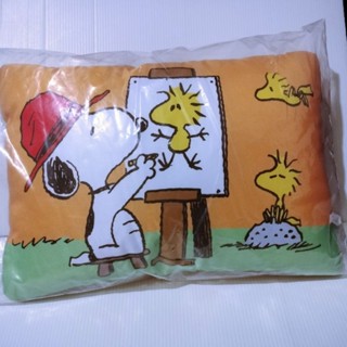 🥰史努比 snoopy 作畫童枕 午安枕 睡枕 枕頭 抱枕 好可愛 只有一個