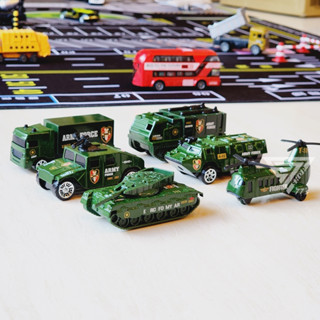 【臺灣現貨】【軍事戰車合金車/6款式】模型戰車 坦克車 軍事越野車 武裝直升機 裝甲車 砲車 軍事小汽車 吉普車