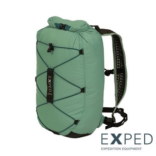 【瑞士 Exped】Cloudburst 15輕量捲收封口防水背包15L 45847 『鼠尾草綠』戶外 露營 登山 健行