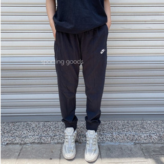 S.G Nike NSW 黑色 BV2763-010 刺繡 LOGO 基本款 縮口褲 棉褲 運動褲 長褲 男生
