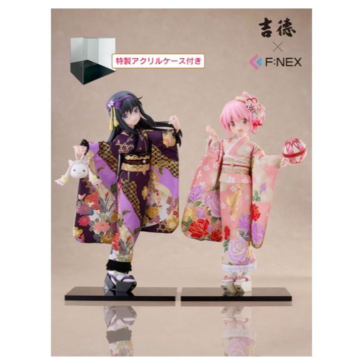 日版 吉徳×F:NEX 魔法少女小圓 鹿目圓＆曉美焰 -日本人形- 1/4 PVC