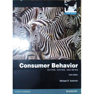 Consumer Behavior ISBN:0273767313