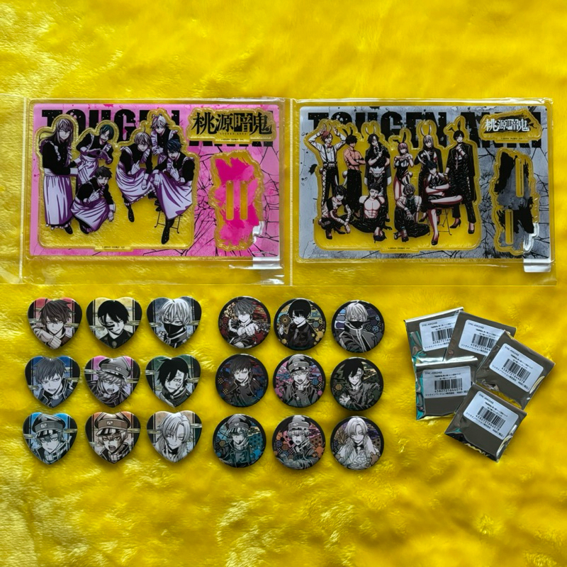 ★現貨 桃源暗鬼 原畫 愛心徽章 徽章 心形徽章 盲抽 立牌 特典明信片
