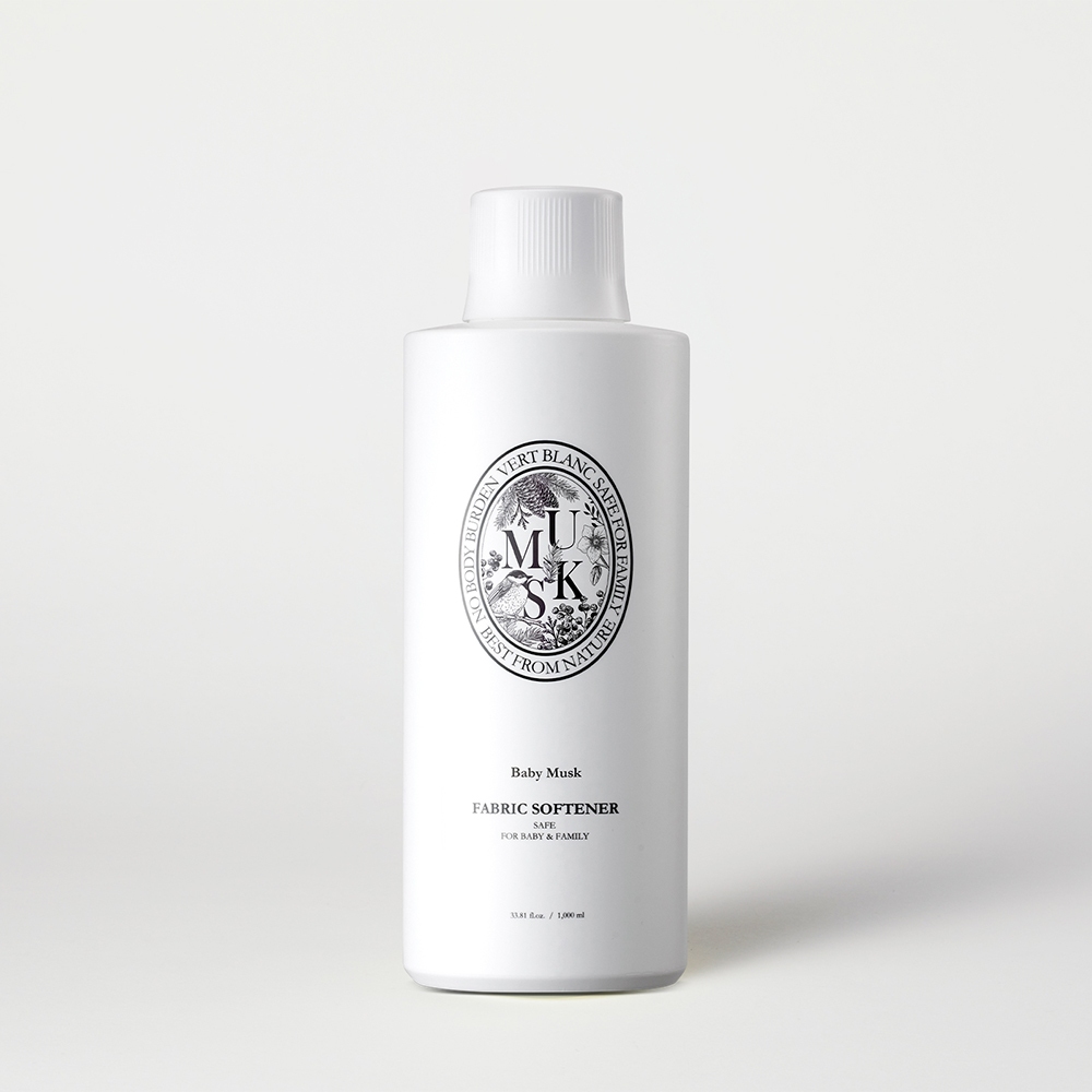 VERTBLANC寶寶天然衣物柔軟精/ 白色麝香/ 1000ml eslite誠品