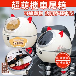 【臺灣出貨】機車後尾箱 可改裝寵物箱 機車置物箱 機車行李箱 機車尾箱 機車後備箱 機車後箱 寵物行李箱 機車靠機車漢堡