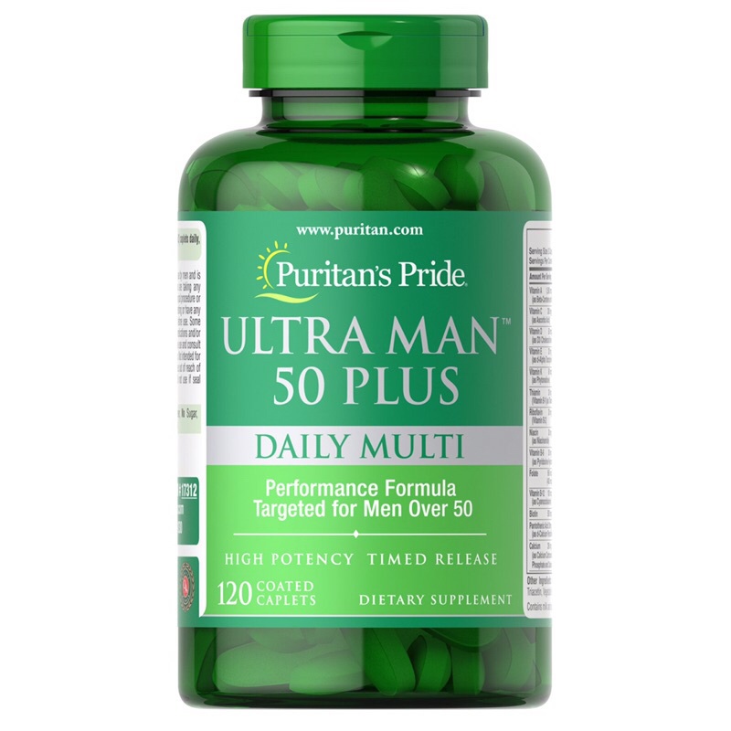 Puritan's Pride 🇺🇸普麗普萊 Ultra Man™ 男性綜合維他命 50歲up