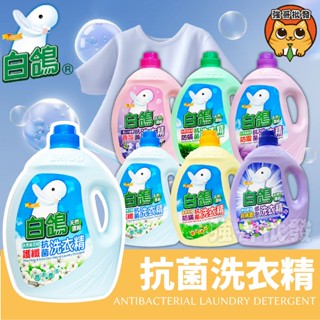白鴿 天然濃縮 防蟎 防黴 護纖 香氛 抗菌洗衣精 3500g/瓶：尤加利、香蜂草、肉桂、棉花籽、小蒼蘭
