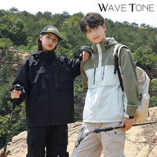 WAVE TONE〖防水防風 加厚保暖 4色〗情侶衝鋒外套 保暖外套防水外套連帽防風外套 戶外露營登山『JK5108』