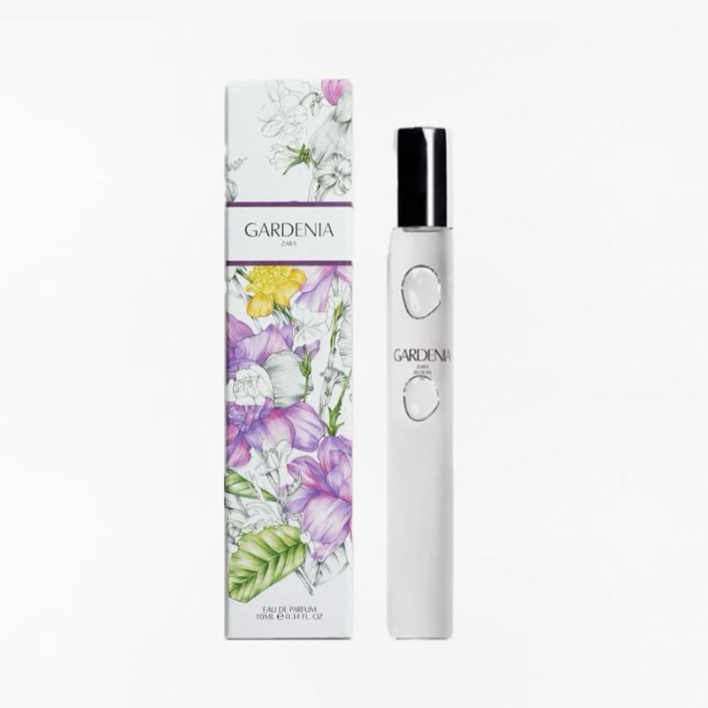 全新正品出清Zara parfume Gardenia 10ml EDT梔子花淡香水滾珠瓶 黑鴉片平替