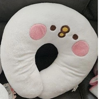 卡娜赫拉 p助娃娃卡皮巴拉u型枕卡通記憶棉柔軟回彈護頸枕