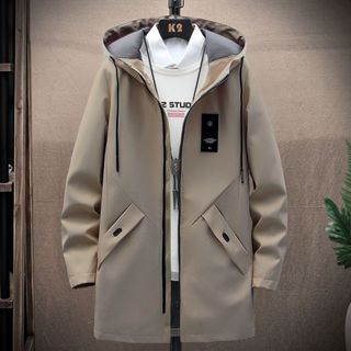 👕時尚潮流男士秋冬款大衣💯痞帥外套國潮上衣外套韓版外套美式長袖外套高階感外套澳洲站長袖外套百搭外套時尚長袖外套休閒外套