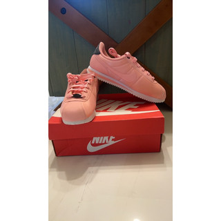 全新 NIKE CORTEZ BASIC TXT VDAY GS 阿甘復古慢跑鞋(粉橘)23cm