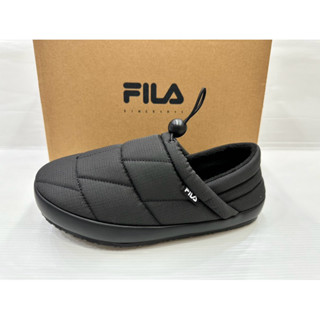 現貨 FILA PUFFER MATT 男 女 懶人鞋 保暖 內刷毛 麵包鞋 穆勒鞋 4-C600Y-001