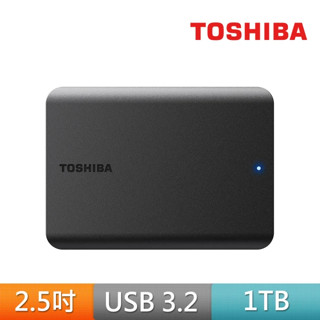 TOSHIBA 東芝 Canvio Basics A5 1TB 2.5吋 行動硬碟