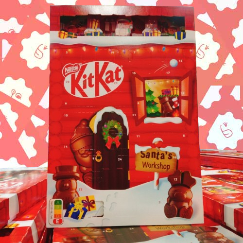 好市多COSTCO 雀巢 KITKAT 聖誕巧克力 巧克力 禮盒 送禮 雪人 馴鹿 奇巧聖誕倒數月曆 聖誕節 倒數月曆