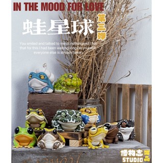 【MOVE】現貨 博物志 蛙星球 蛙潮 第三彈 青蛙 蟾蜍 動物模型 公仔 盒玩 盲盒 隱藏款 爬蟲 GK