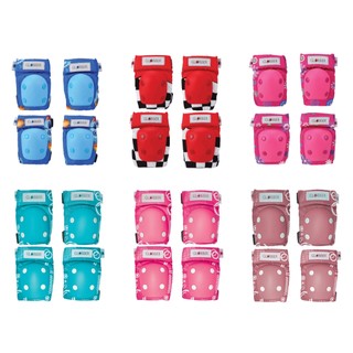法國 GLOBBER 哥輪步 EVO 兒童護具組-多色│護具│防護│防摔│腳踏車護具│直排輪護具│滑板車護具│護膝