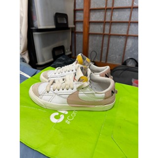 「 二手鞋 」 Nike 女版運動休閒鞋 US7（白粉）139