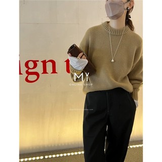 (monaco club) 必須有一件的Row Ophelia羊毛羊絨時髦廓形彎刀袖毛衣~Kendall也有