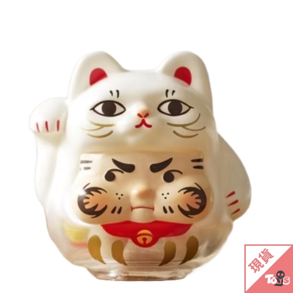 （現貨）TOYZERO+ PP x MONSTER 招招好運小貓 達摩 盲盒 正品 限量 招財貓 可愛 招財 玩具有毒