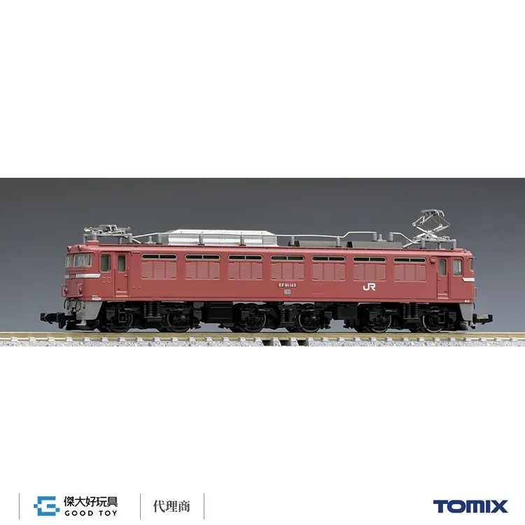 TOMIX 7152 電氣機關車 JR EF81型 (長岡運轉所・玫瑰色・附車簷)