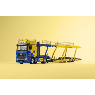 TSAI模型車販賣鋪 現貨賣場 1/64 Mercedes Benz Actros 雙層運輸車 Spoon FD2