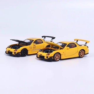 《64SHOP》BSC｜MAZDA RX-7 FD3S - R.E.雨宮｜RX7 引擎蓋可開｜1/64合金模型車