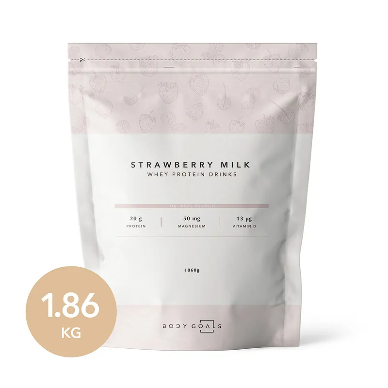 bodygoals 柏立奧 多效乳清蛋白飲 - 草莓牛奶 1860g (BDG0171)