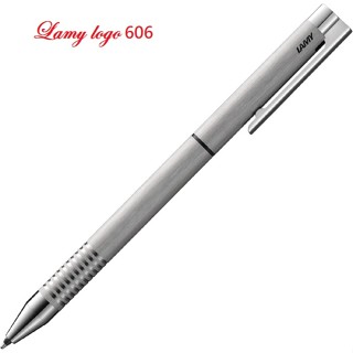 LAMY連環系列不銹鋼唰紋二用筆*606 twin pen logo