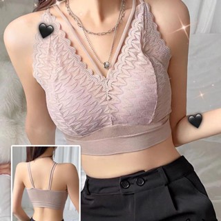 法式V領蕾絲美背內衣👙燕的內在美👗臺灣出貨 性感V領 3D罩杯 法國風格 乳膠固定杯 美背設計 無鋼圈