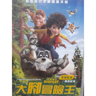 二手正版卡通大腳冒險王DVD,有中文發音中文字幕，儲存完整，值得珍藏