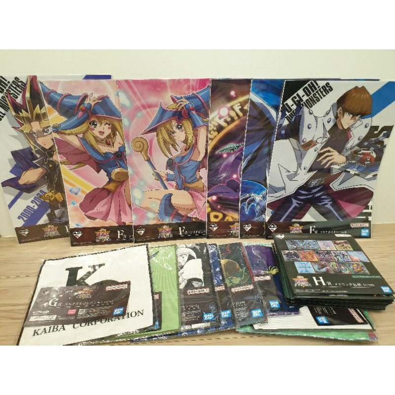 [現貨]一番賞 日版 遊戲王 系列vol.4 三幻神顯現 F賞 G賞 H賞 海報 短毛巾 色紙