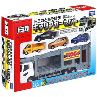 TOMICA 多美小汽車 新汽車運輸車 豬帽子模型玩具