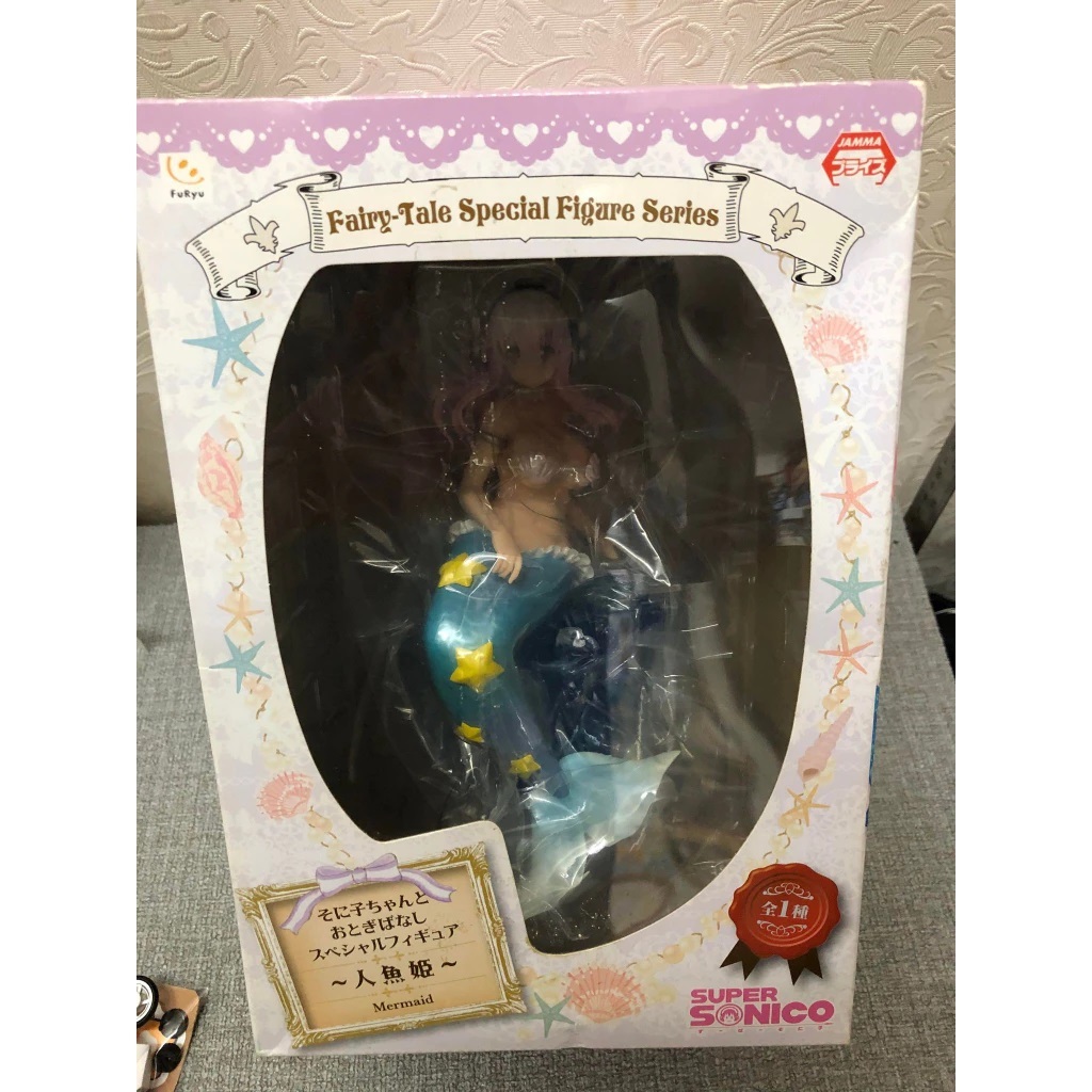 日本正版 索尼子 人魚姬 SUPER SONICO FuRyu 人魚 公仔 景品