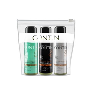 CONTIN康定 酵素植萃旅行組 (洗髮乳60ML/沐浴乳60ML/洗面露60ML各1)