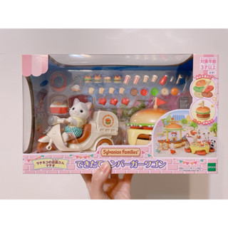 日本森林家族EPOCH Sylvanian Families森林家族 樂園漢堡攤