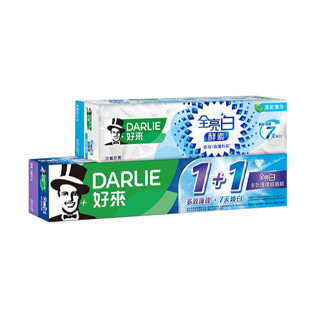 好來全亮白牙膏-多效護理140g+極緻酵素牙膏 清新薄荷 80g【三友藥妝Tomod's】