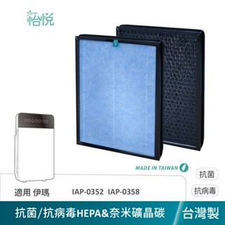 怡悅 HEPA 活性碳 濾網 適用 Imarflex伊瑪 IMA IAP-0352 IAP-0358 空氣清淨機