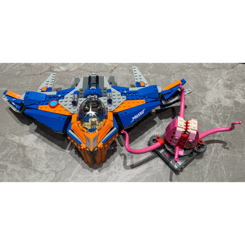 無人偶 二手 樂高 LEGO 76081漫威 MARVEL 星際異攻隊2 米蘭號