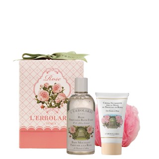 【義大利 L’ERBOLARIO 蕾莉歐】玫瑰香緹禮盒《WUZ屋子-臺北》禮盒 禮物 玫瑰 沐浴乳 護手霜
