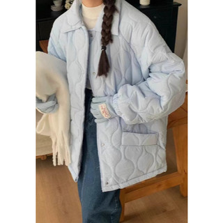Jaket puff jini Áo Khoác Nữ 麵包服保暖棉衣寬鬆外套เสื้อกันหนาว