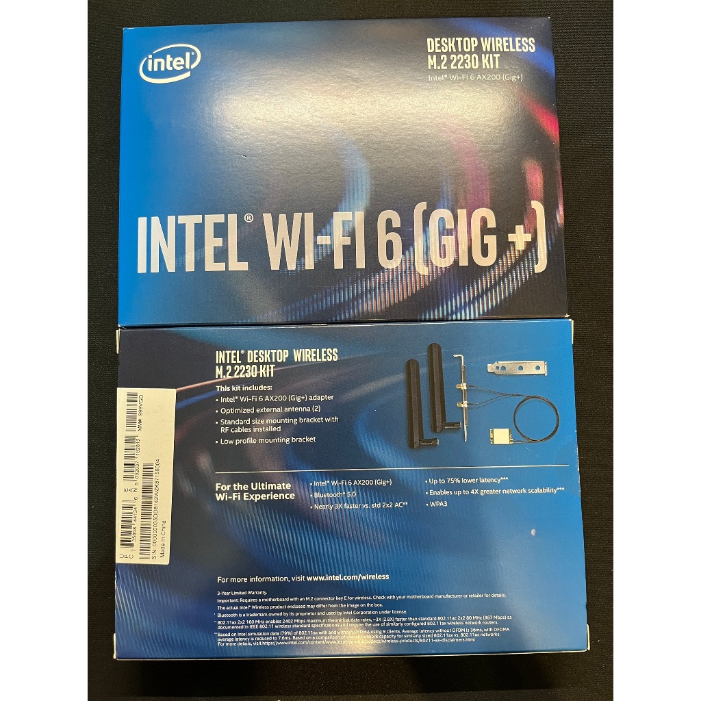 雙12優惠 Intel AX200 Wi-Fi 6 M.2無線網卡 Intel晶片穩定耐用