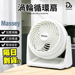 【Massey 7吋渦流循環扇】保固一年 電風扇 迷你扇 AC扇 桌扇 手持風扇 便攜式風扇 空調扇 空氣循環扇