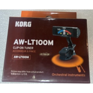 【筌曜樂器】日本 KORG 夾式 調音器 AW-LT100M 長笛 豎笛 薩克斯風 管樂 弦樂適用 AW-100G吉他用